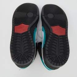 Pre Owned Nike Multicolor Leather And Mesh SB Dunk Mid Griffey Sneakers Size 42.5