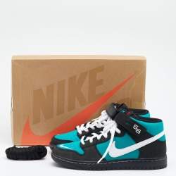 Nike Multicolor Leather And Mesh SB Dunk Mid Griffey Sneakers Size 40