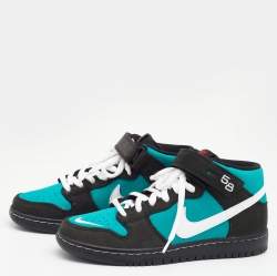 Nike Multicolor Leather And Mesh SB Dunk Mid Griffey Sneakers Size 40