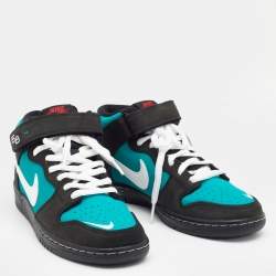 Nike Multicolor Leather And Mesh SB Dunk Mid Griffey Sneakers Size 40
