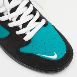 Nike Multicolor Leather And Mesh SB Dunk Mid Griffey Sneakers Size 40
