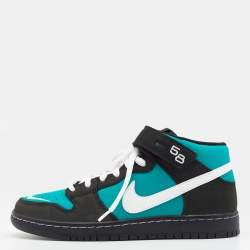 Nike Multicolor Leather And Mesh SB Dunk Mid Griffey Sneakers Size 40