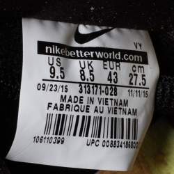 Nike Black/Multicolor Faux Leather and Embroidered Fabric SPoT SB Dunk High-Top Gasparilla Sneakers Size 43