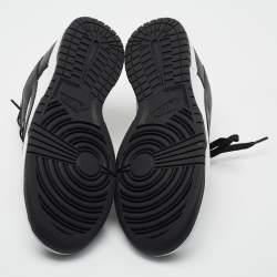 Nike Dunk Black/White Leather Low Top Sneakers Size 44
