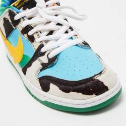 Nike x  Ben & Jerry's Multicolor Pony Hair And Leather SB Dunk "Chunky Dunky" Low Top Sneakers Size 47.5