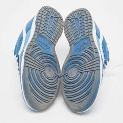 Nike Blue/White Leather Dunk Low 'University Blue Sneakers Size 43