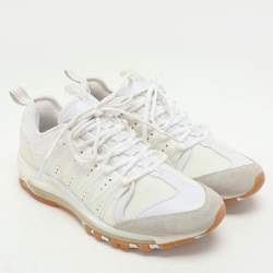 Nike x CLOT White Mesh and Suede Air Max 97 Haven Low Top Sneakers Size 42