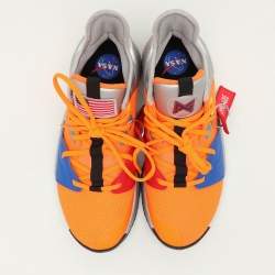 Nike PG 3 x NASA Orange Knit Fabric Low Top Sneakers Size 42