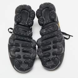 Nike Black Knit Fabric Vapormax Lace Up Sneakers Size 40
