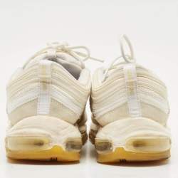 Nike White Mesh and Suede Air Max 97 M. Frank Rudy Sneakers Size 46