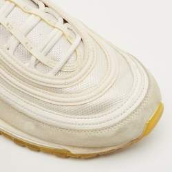 Nike White Mesh and Suede Air Max 97 M. Frank Rudy Sneakers Size 46