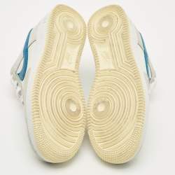 Pre Owned Nike Multicolor Leather and Suede Air Force 1 Low SP Undefeated 5 On It Dunk vs. AF1 Sneakers Size 42