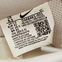 Pre Owned Nike Multicolor Leather and Suede Air Force 1 Low SP Undefeated 5 On It Dunk vs. AF1 Sneakers Size 42