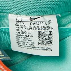 Pre Owned Nike Multicolor Suede SB Dunk Noise Aqua Low Top Sneakers Size 42.5