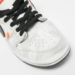 Pre Owned Nike Multicolor Leather SB Dunk Low Raygun Tie-Dye Sneakers Size 44.5