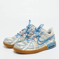 مملوكة مسبقًا حذاء رياضي اير جوردان كريمي كانفاس وسويدي ماكس 90 جولف برباط مقاس 41