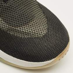 Pre Owned Nike Adapt BB Size 45.5 Black/Grey Mesh and Nubuck Leather Slip On Sneakers