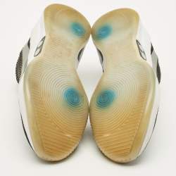 Pre Owned Nike Adapt BB Size 45.5 Black/Grey Mesh and Nubuck Leather Slip On Sneakers