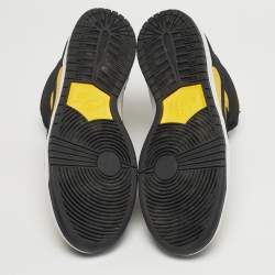 مملوكة مسبقًا Nike SB Dunk Pro Reverse Goldenrod Size 45.5 Yellow/Black Nubuck Leather High Top Sneakers