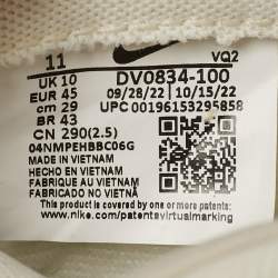 مملوكة مسبقًا حذاء رياضي نايك دانك لو جلد أحمر جامعة/أبيض SP سانت جونز مقاس 42