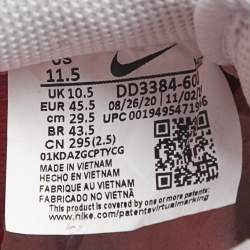 مملوكة مسبقًا حذاء رياضي نايك إير فورس 1 لو SP Undefeated 5 On It Dunk vs AF1 جلد متعددة الألوان سويدي مقاس 42