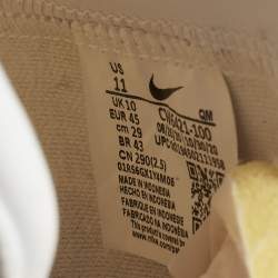 مملوكة مسبقًا حذاء رياضي نايك بليزر ميد ساكاي جلد أبيض/كريمي عالي مقاس 45