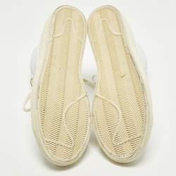 مملوكة مسبقًا حذاء رياضي نايك بليزر ميد ساكاي جلد أبيض/كريمي عالي مقاس 45