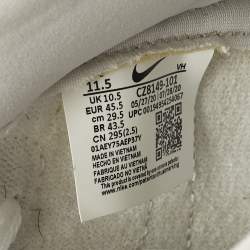 Pre Owned Nike Dunk High Size 45.5 Two Tone Leather High Top Sneakers