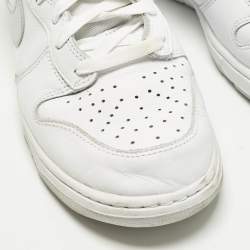 Pre Owned Nike Dunk High Size 45.5 Two Tone Leather High Top Sneakers