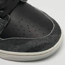 مملوكة مسبقًا Nike Dunk Low Retro PRM Zebra Animal Pack Size 45 Multicolor Leather and Suede Sneakers