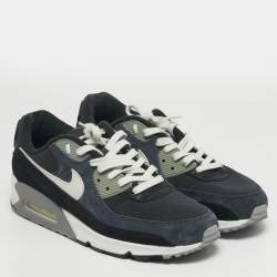 مملوكة مسبقًا Nike Air Max 90 PRM Off Noir Size 45 Multicolor Suede and Canvas Low Top Sneakers