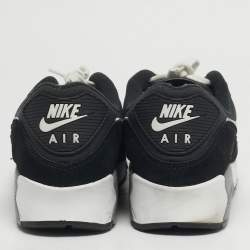 مملوكة مسبقًا Nike Air Max 90 PRM Off Noir Size 45 Multicolor Suede and Canvas Low Top Sneakers