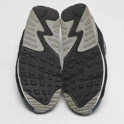 مملوكة مسبقًا Nike Air Max 90 PRM Off Noir Size 45 Multicolor Suede and Canvas Low Top Sneakers