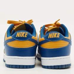 مملوكة مسبقًا Nike Dunk UCLA Size 46 Blue/Yellow Leather Low Top Sneakers