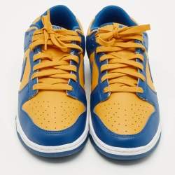 مملوكة مسبقًا Nike Dunk UCLA Size 46 Blue/Yellow Leather Low Top Sneakers
