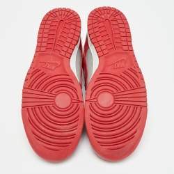 Pre Owned حذاء رياضي نايك أخضر/أبيض جلد دانك منخفض 'University Blue' مقاس 45.5