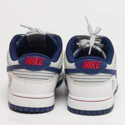 مملوكة مسبقًا Nike Dunk EMB NBA 75th Anniversary Brooklyn Nets Size 45 Multicolor Leather Low Top Sneakers