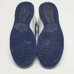 مملوكة مسبقًا Nike Dunk EMB NBA 75th Anniversary Brooklyn Nets Size 45 Multicolor Leather Low Top Sneakers