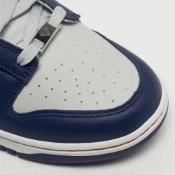 مملوكة مسبقًا Nike Dunk EMB NBA 75th Anniversary Brooklyn Nets Size 45 Multicolor Leather Low Top Sneakers