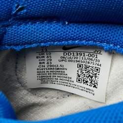 مملوكة مسبقًا Nike Dunk Hyper Cobalt Size 45 Blue/Black Leather Low Top Sneakers