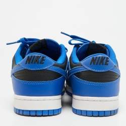 مملوكة مسبقًا Nike Dunk Hyper Cobalt Size 45 Blue/Black Leather Low Top Sneakers