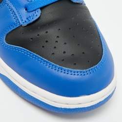 مملوكة مسبقًا Nike Dunk Hyper Cobalt Size 45 Blue/Black Leather Low Top Sneakers