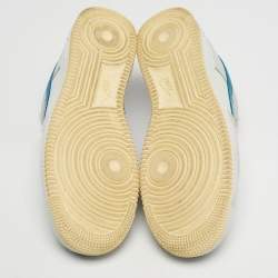 مملوكة مسبقًا Nike Air Force 1 SP Undefeated 5 On It Dunk vs. AF1 Size 45 Multicolor Leather and Suede Low Top Sneakers 