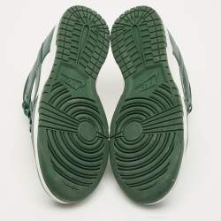 مملوكة مسبقًا حذاء رياضي نايك أخضر/أبيض جلد دانك منخفض 'University Blue' مقاس 45.5