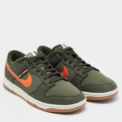 مملوكة مسبقًا حذاء رياضي نايك x أندركفر متعدد الألوان نايلون وسويدي دايبريك أخضر محظوظ أحمر مقاس 45.5