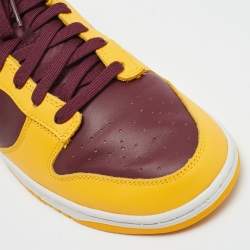 مملوكة مسبقًا حذاء رياضي نايك دانك لو ريترو ميشيغان جلد أًصفر و كحلي مقاس 45