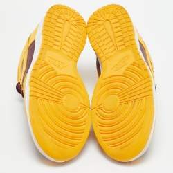 مملوكة مسبقًا حذاء رياضي نايك دانك لو ريترو ميشيغان جلد أًصفر و كحلي مقاس 45