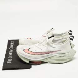 مملوكة مسبقًا Nike Air Zoom Alpha Size 44.5 White Mesh Next% Watermelon Low Top Sneakers