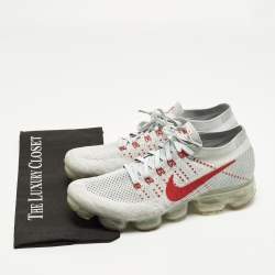 Pre Owned حذاء رياضي نايك أير فابورماكس أو جي نسيج محبوك رمادي رباط للأعلى مقاس 44