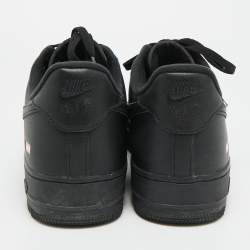 مملوكة مسبقًا حذاء رياضي نايك إير فورس 1 لو سوبريم جلد أسود برباط مقاس 45.5